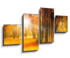 Obraz 4D tydln - 100 x 60 cm F_IS71135258 - golden october