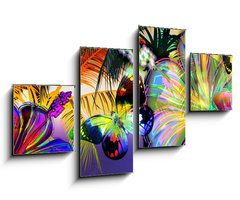 Obraz 4D tydln - 100 x 60 cm F_IS7162456 - sunset beach