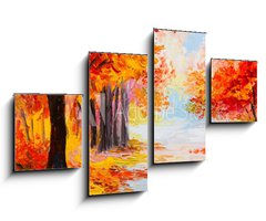 Obraz 4D tydln - 100 x 60 cm F_IS71850437 - Oil painting landscape