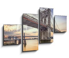 Obraz   Brooklyn Bridge over the East River in New York City, 100 x 60 cm