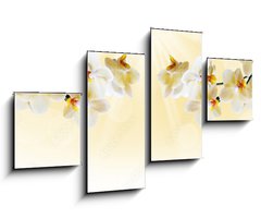 Obraz 4D tydln - 100 x 60 cm F_IS72852358 - Beautiful white orchid