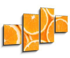 Obraz   background of orange slices, 100 x 60 cm