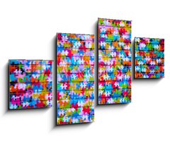 Obraz 4D tydln - 100 x 60 cm F_IS74323678 - Puzzle Graffiti