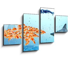 Obraz 4D tydln - 100 x 60 cm F_IS76210235 - Unity is strength - teamwork concept