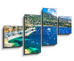 Obraz   azure coast of France  panoramic view of Nice, 100 x 60 cm