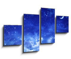 Obraz 4D tydln - 100 x 60 cm F_IS79638285 - beautiful background, nightly sky