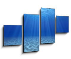 Obraz   The sun's rays underwater, 100 x 60 cm