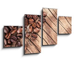 Obraz 4D tydln - 100 x 60 cm F_IS80761673 - Coffee beans