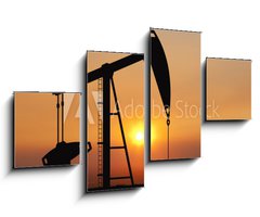Obraz 4D tydln - 100 x 60 cm F_IS81441881 - Oil pump - Olejov erpadlo