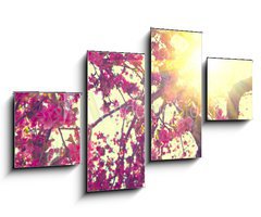 Obraz   Spring blossom. Beautiful nature scene with blooming tree, 100 x 60 cm