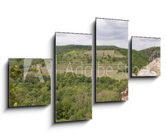 Obraz 4D tydln - 100 x 60 cm F_IS83256331 - View of well known vineyard Sobes in Znojmo region, Moravia, Cze - Pohled na znm vinice Sobes v Znojm, na Morav, v Cze