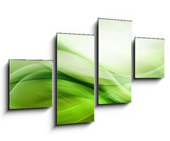 Obraz 4D tydln - 100 x 60 cm F_IS84906654 - Elegant Modern Light Green Background