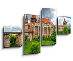 Obraz 4D tydln - 100 x 60 cm F_IS86720998 - Corvin castle in Romania - Hrad Corvin v Rumunsku