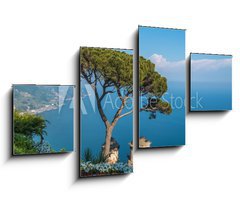 Obraz 4D tydln - 100 x 60 cm F_IS86733800 - Villa Rufolo in Ravello town, Amalfi coast, Italy