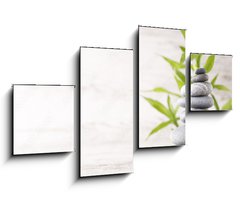 Obraz 4D tydln - 100 x 60 cm F_IS89978310 - Spa stones.