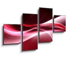 Obraz 4D tydln - 100 x 60 cm F_IS90112890 - Abstract Red Background Design