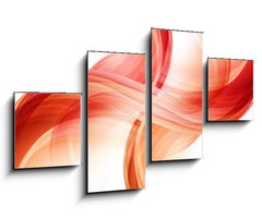 Obraz 4D tydln - 100 x 60 cm F_IS93057384 - Abstract Wave Element of Design Background