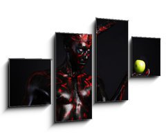 Obraz 4D tydln - 100 x 60 cm F_IS932337 - devil apple