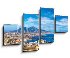 Obraz   Napoli and mount Vesuvius in Italy, 100 x 60 cm