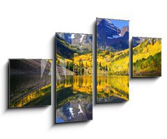 Obraz 4D tydln - 100 x 60 cm F_IS9861027 - maroon bells 3