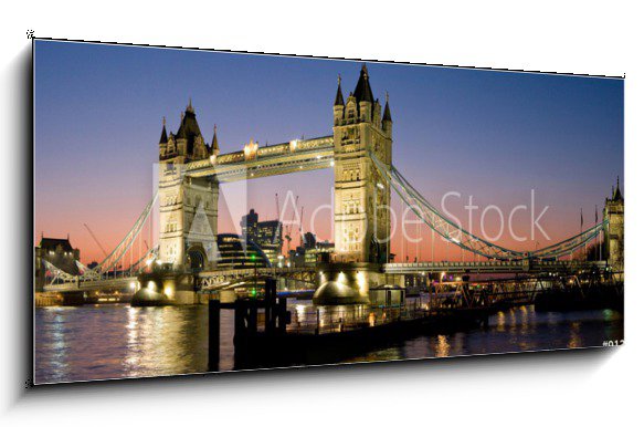 Obraz 1D panorama - 120 x 50 cm F_AB9135674 - Tower Bridge Panorama