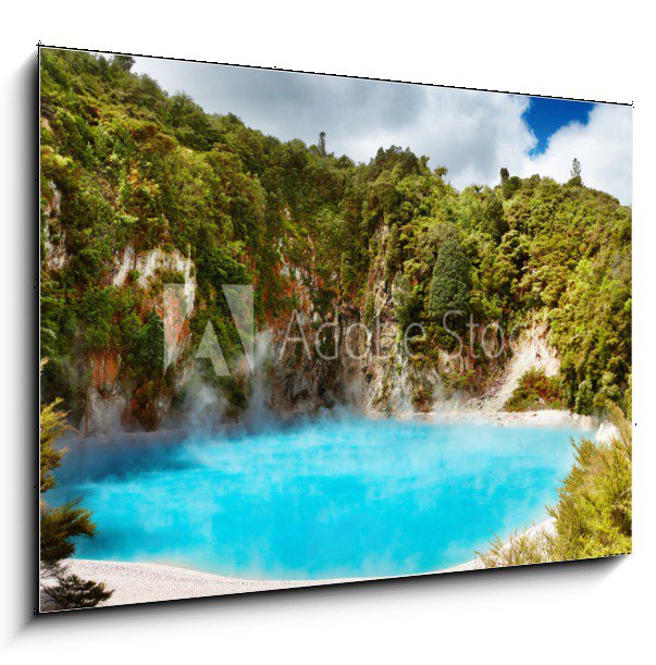Obraz 1D - 100 x 70 cm F_E15576886 - Hot thermal spring, New Zealand