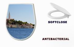 WC sedtko 30524389 - Croatia -  Rovinj - Old city and mediterranean sea