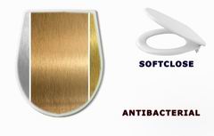 WC sedtko 35913405 - Aluminum, bronze and brass stitched textures