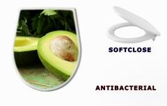 WC sedtko 52535934 - ripe avocado cut in half on a wooden table